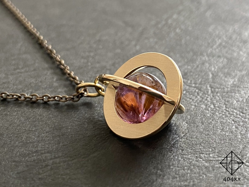 〈天球標本/星雲〉ペンダント