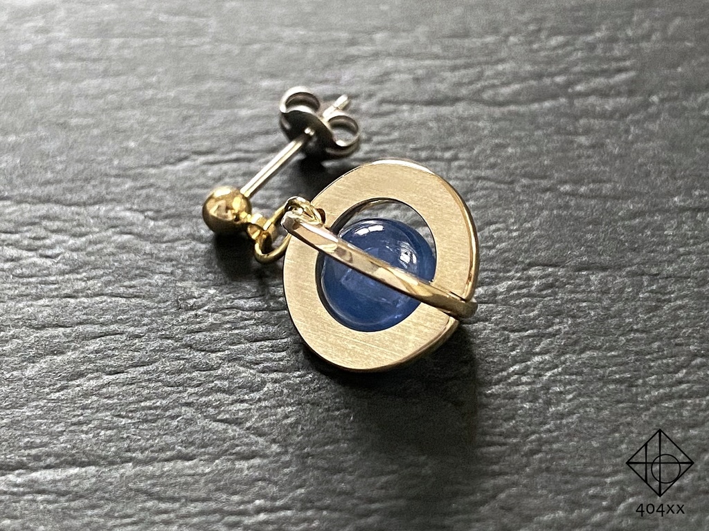 〈天球標本/蒼星〉ピアス/イヤリング