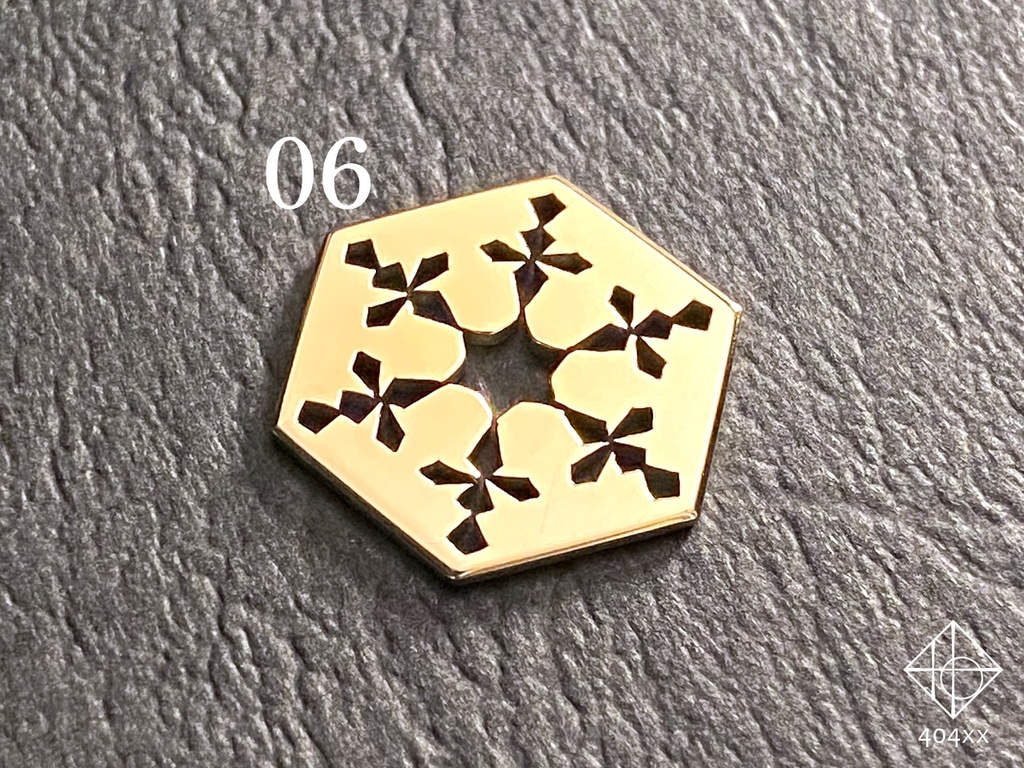 〈雪花結晶〉透かし細工のチップ