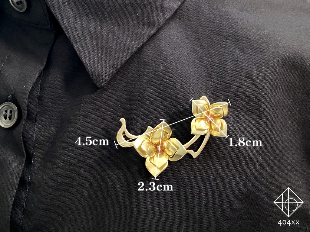 〈彩花〉ブローチ/大