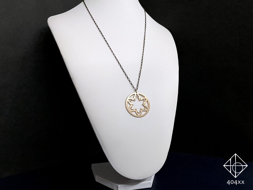 〈星花徽章〉ペンダント/バッグチャーム