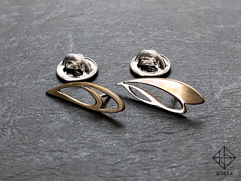 熟成版〈風乗りの種〉ブローチ