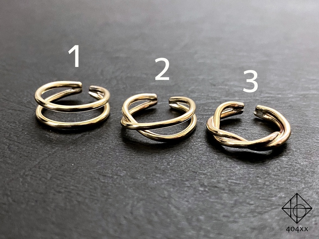 習作〈無題〉イヤーカフ