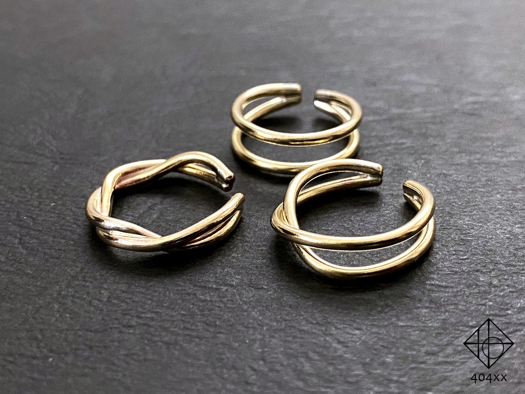 習作〈無題〉イヤーカフ