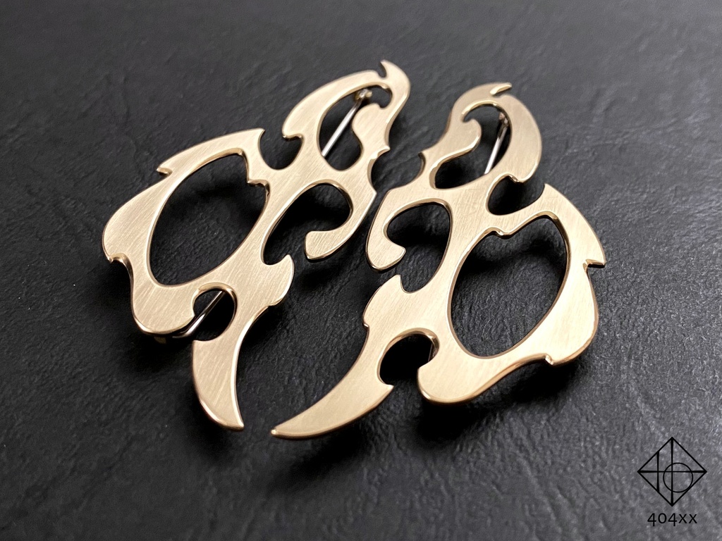 試作〈術式紋様〉ブローチ(仮題)