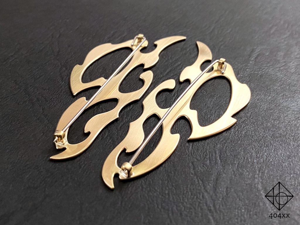 試作〈術式紋様〉ブローチ(仮題)