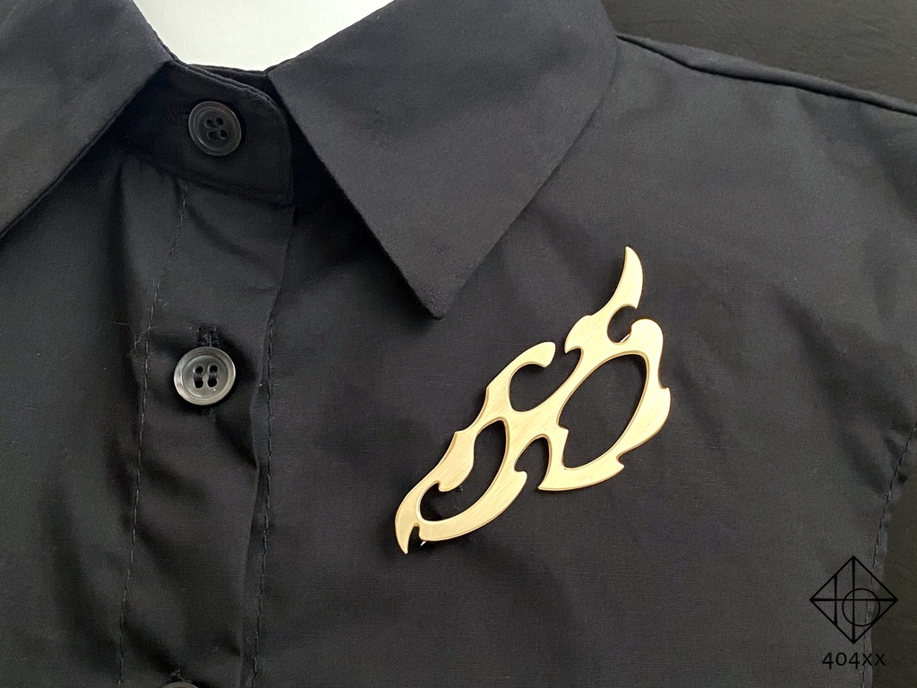 試作〈術式紋様〉ブローチ(仮題)