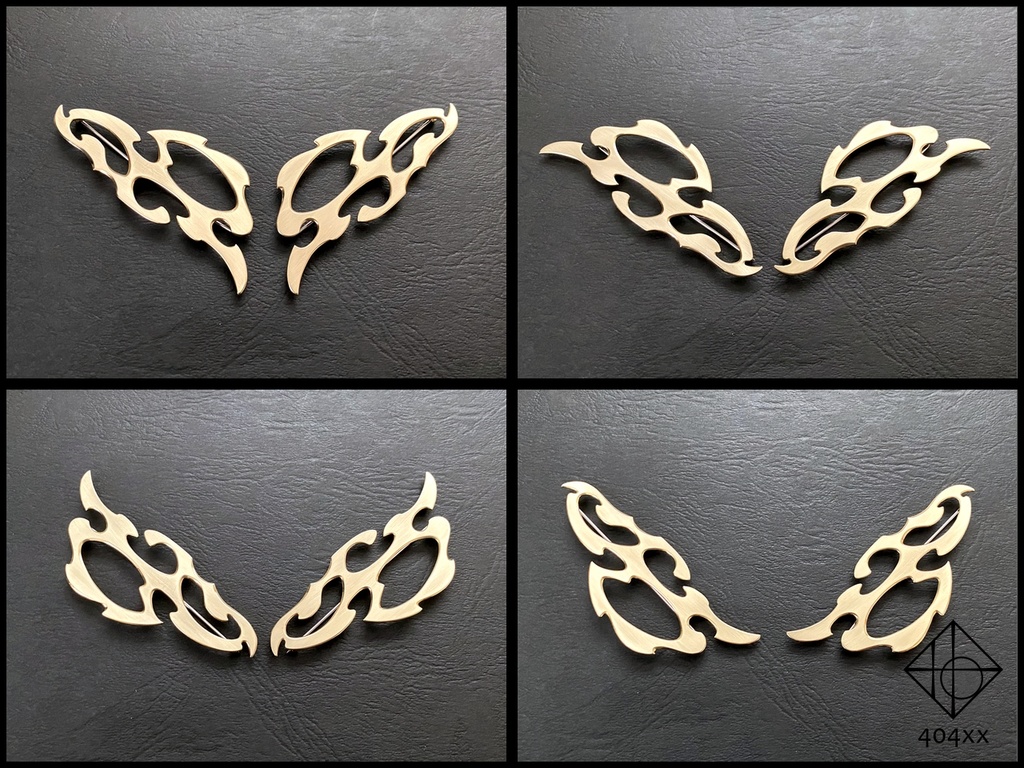 試作〈術式紋様〉ブローチ(仮題)