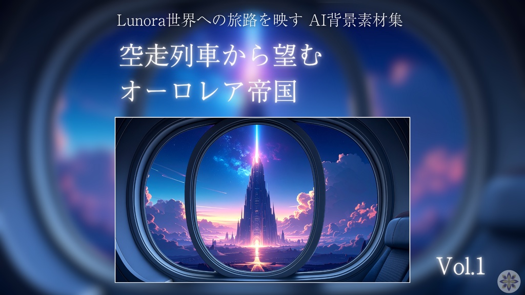 【✨特別オファー✨】Lunora AI背景素材集 Vol.1: Lunoraの世界