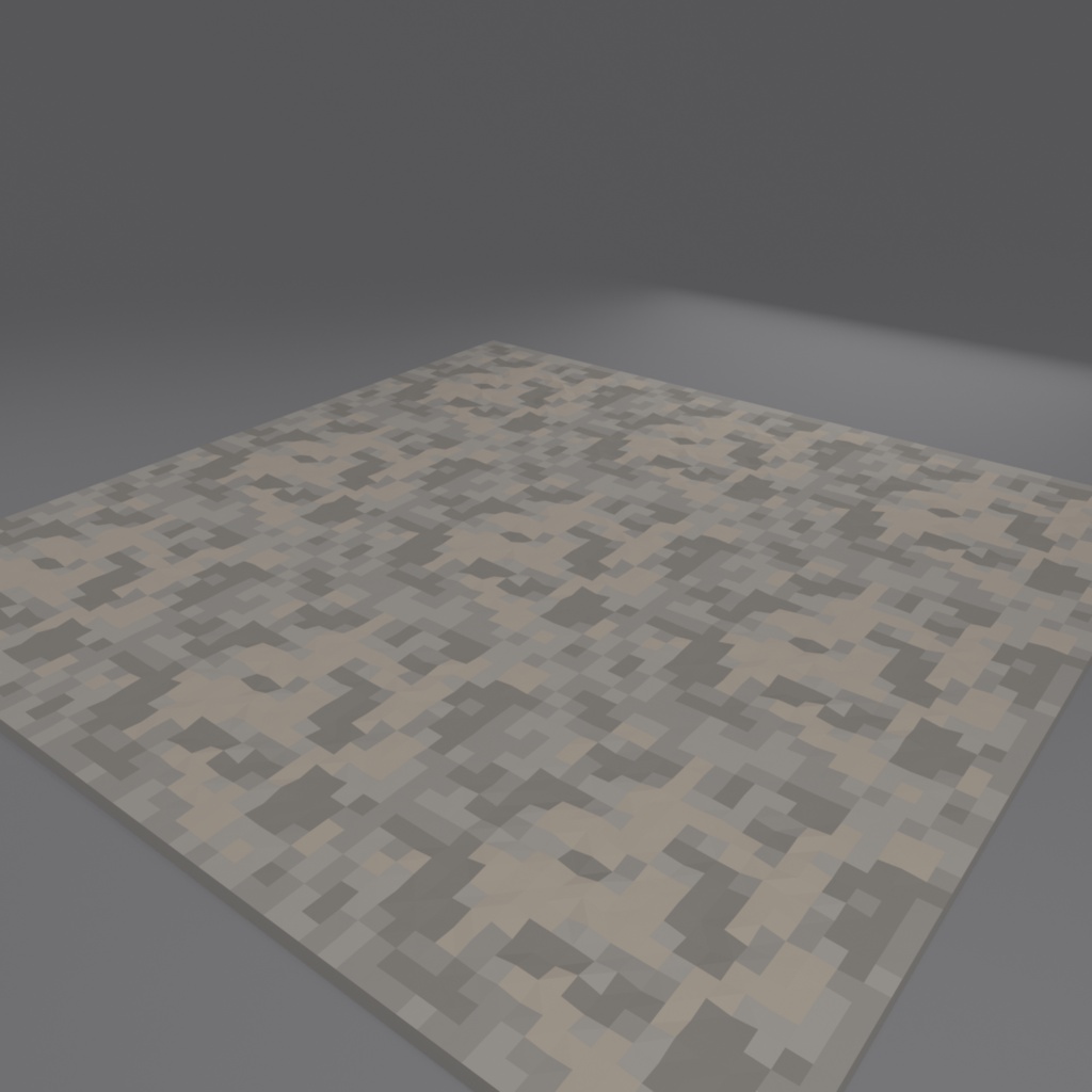和風ローポリ 玉砂利 3Dモデル(無料)|Low Poly Gravel Stones - Japanese Zen Ground Tile