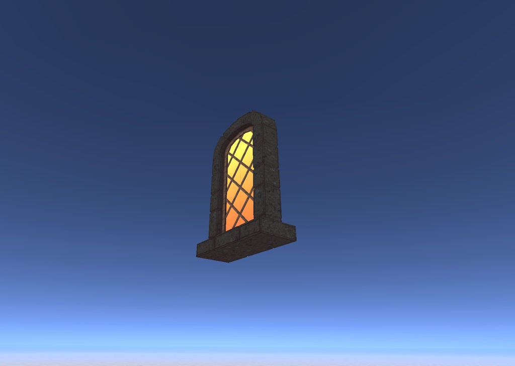 Free_DL_アニメ風ローポリ窓