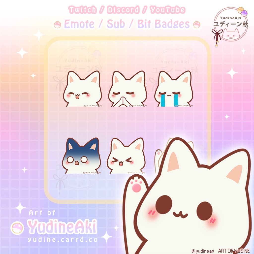 白猫のエモート