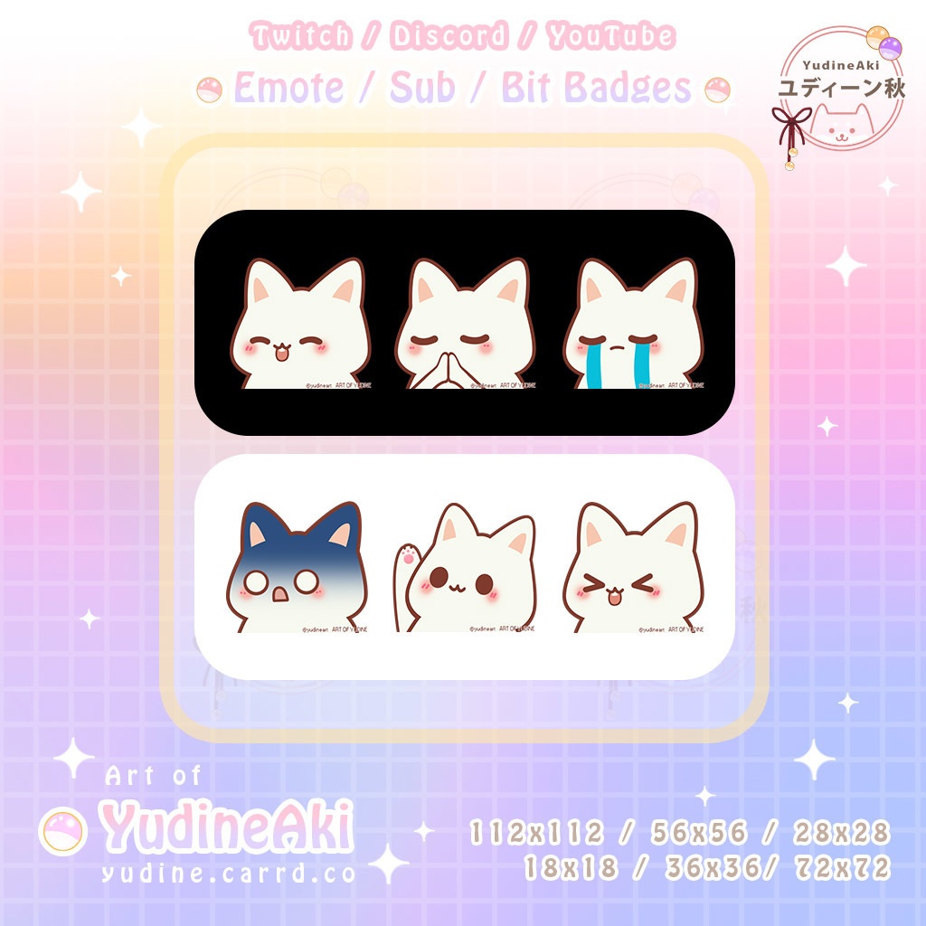 白猫のエモート