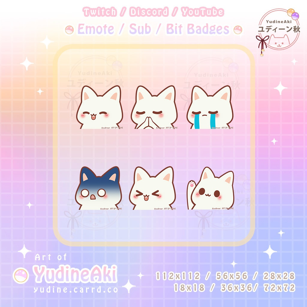 白猫のエモート