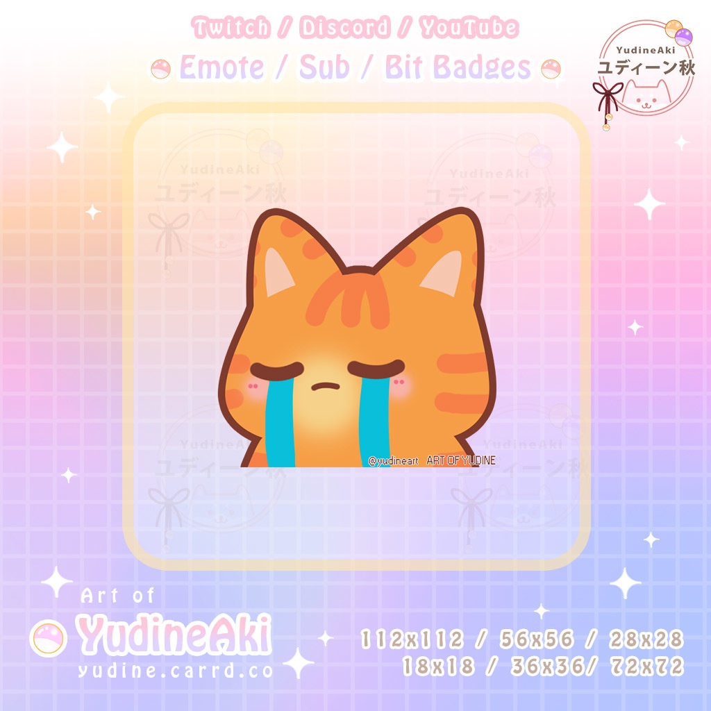 オレンジ色の猫の絵文字