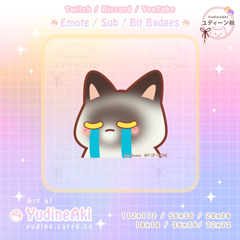 スノーシュー猫の絵文字