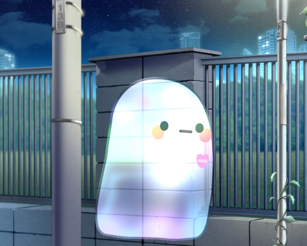 【live2dモデル】幽霊ちゃん (VtubeStudio対応) Live2D model