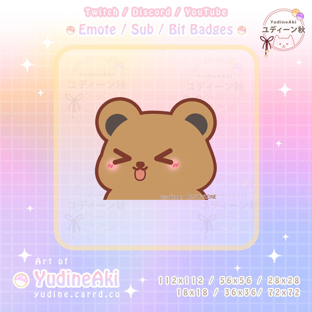 茶色熊の絵文字