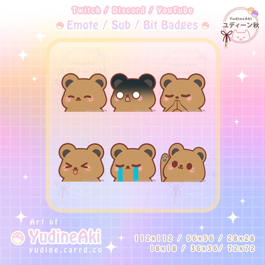 茶色熊の絵文字