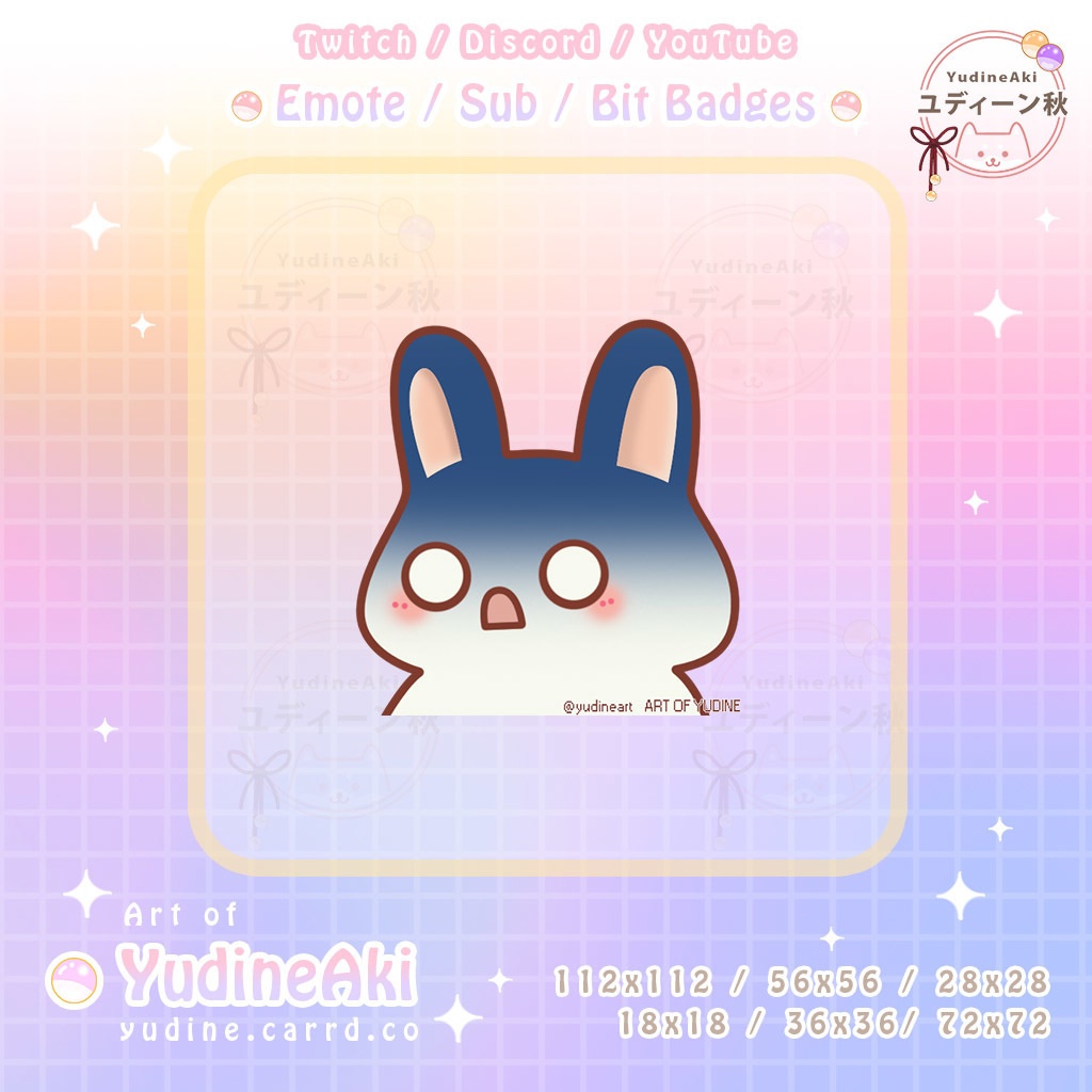 白いウサギの絵文字