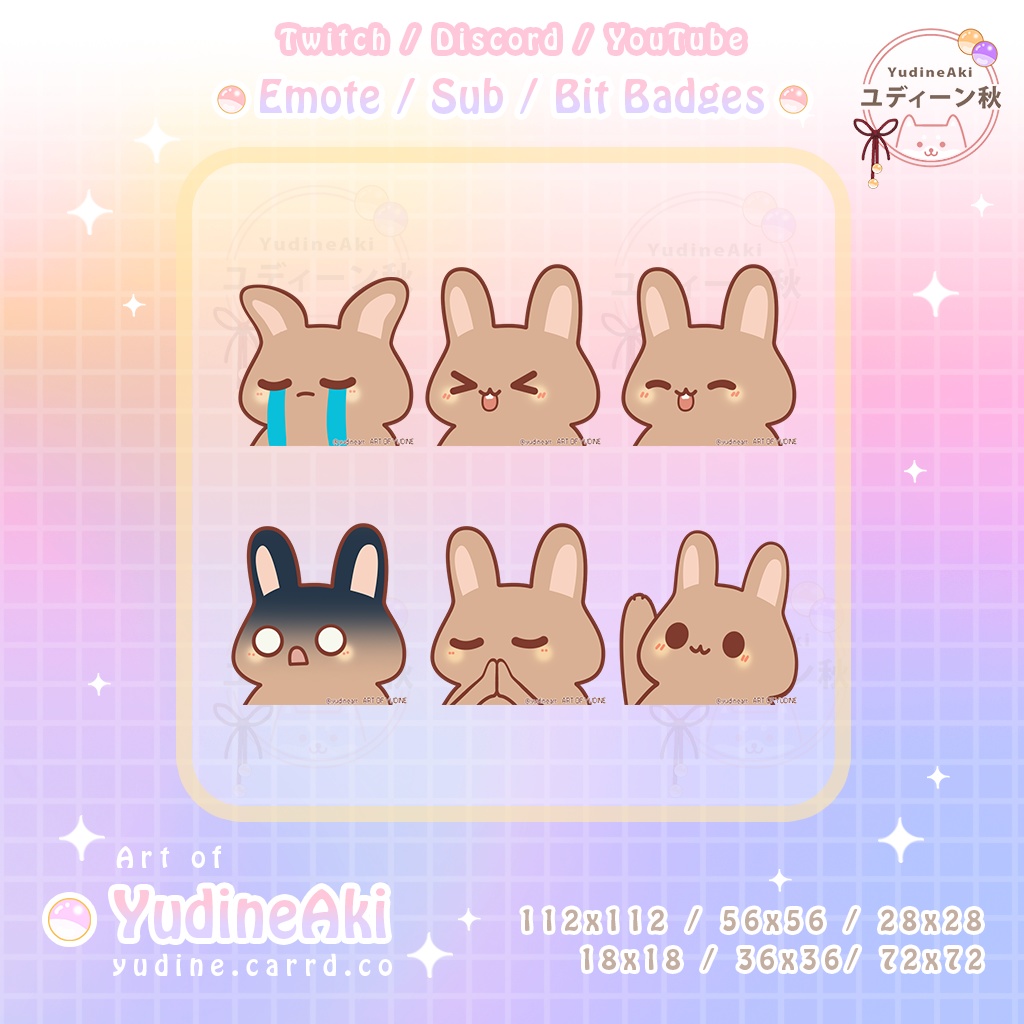 茶色のウサギの絵文字