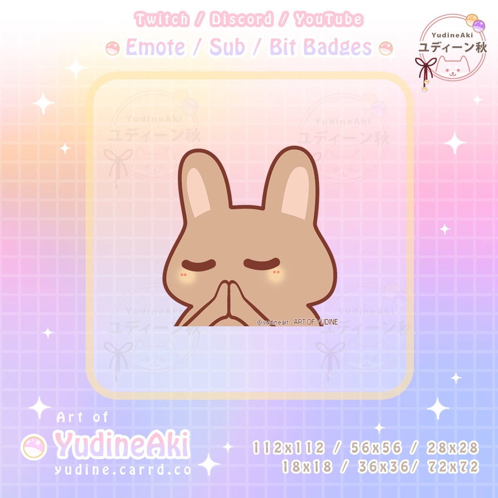 茶色のウサギの絵文字