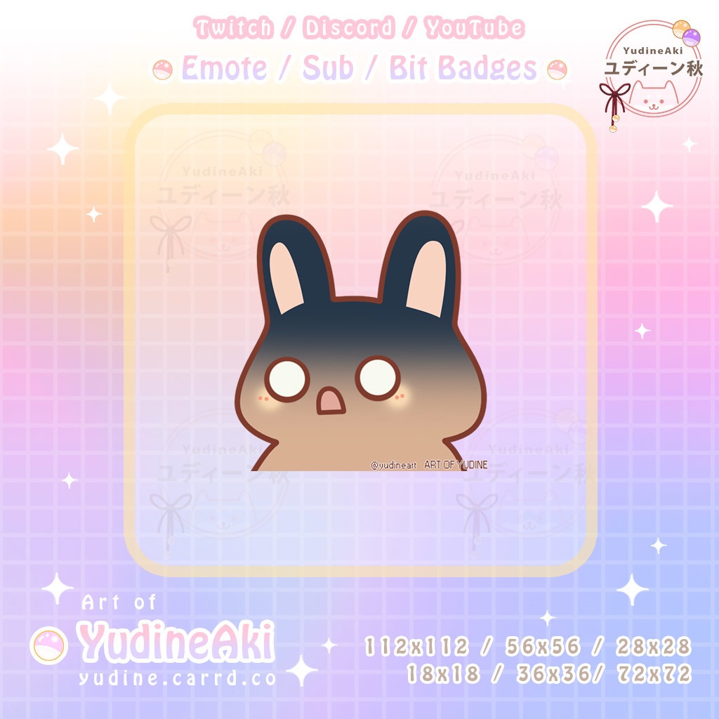 茶色のウサギの絵文字