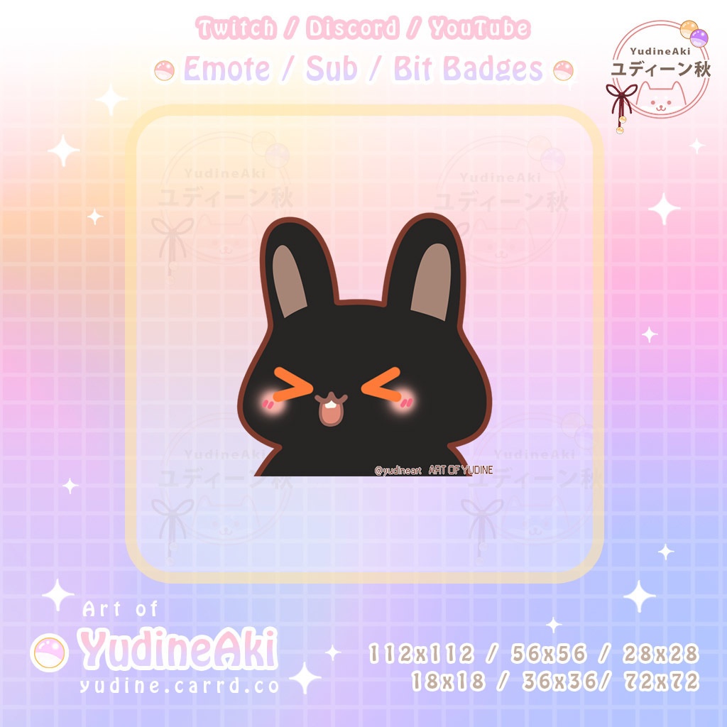 黒ウサギの絵文字