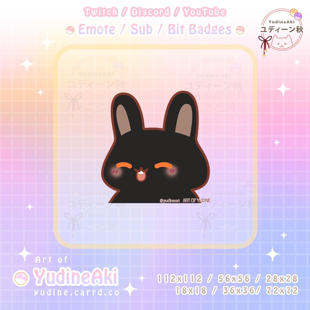 黒ウサギの絵文字