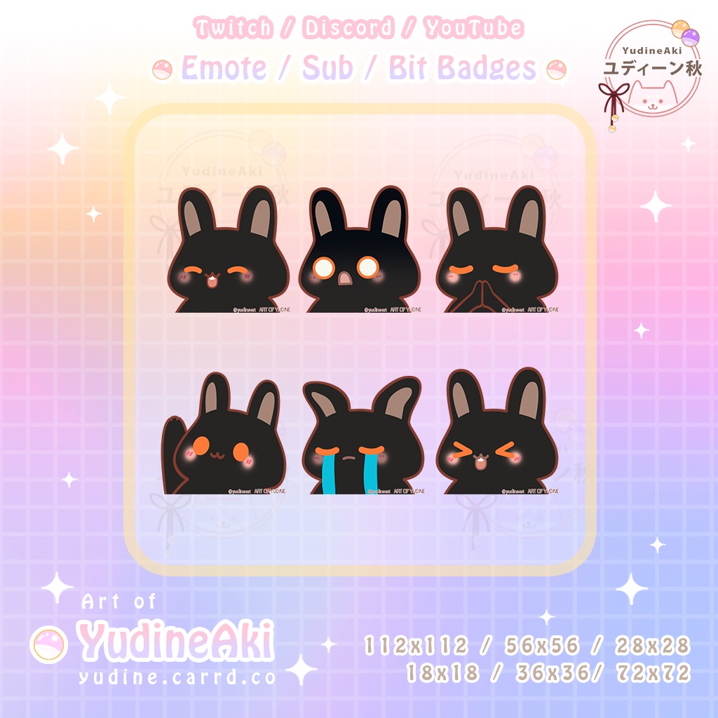 黒ウサギの絵文字