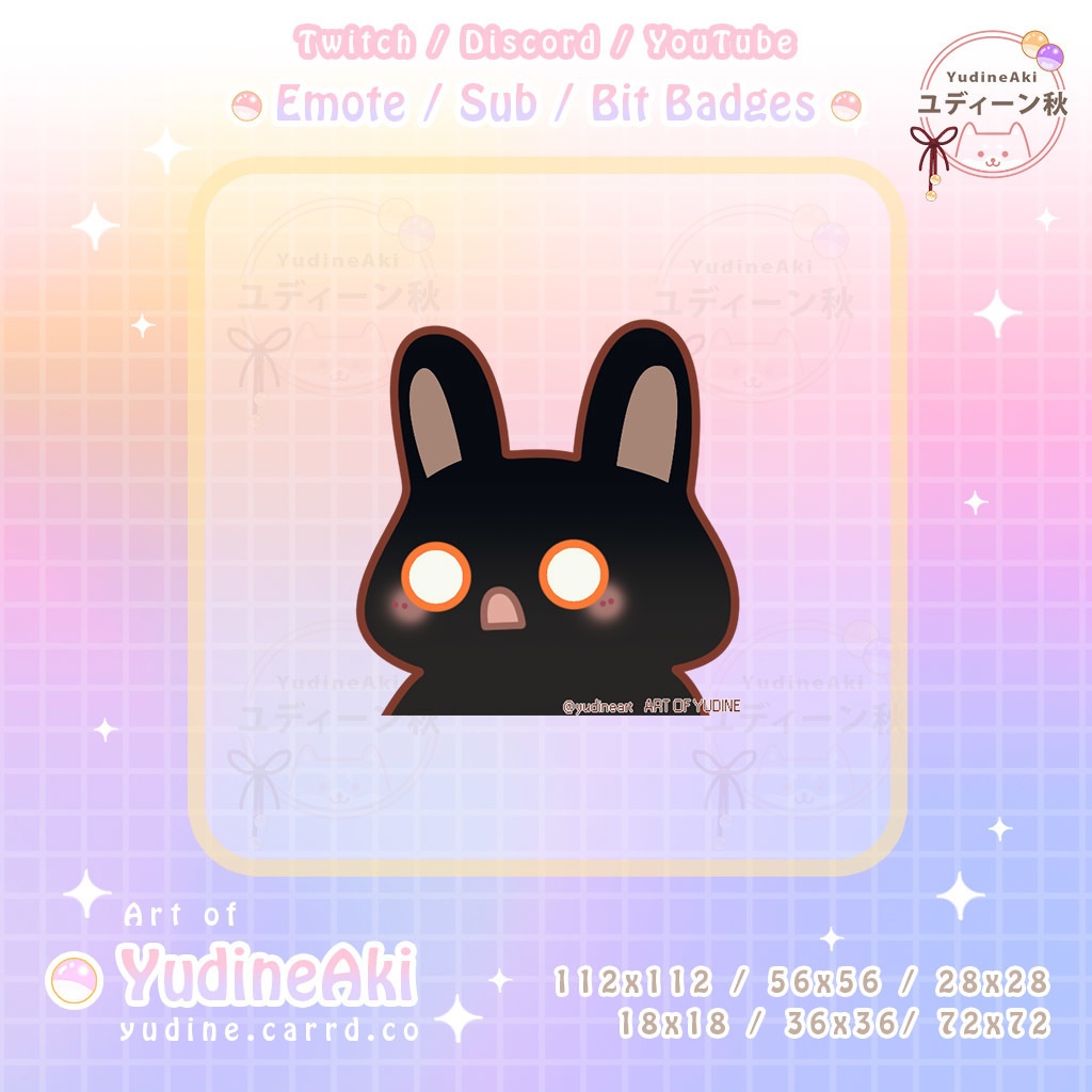 黒ウサギの絵文字