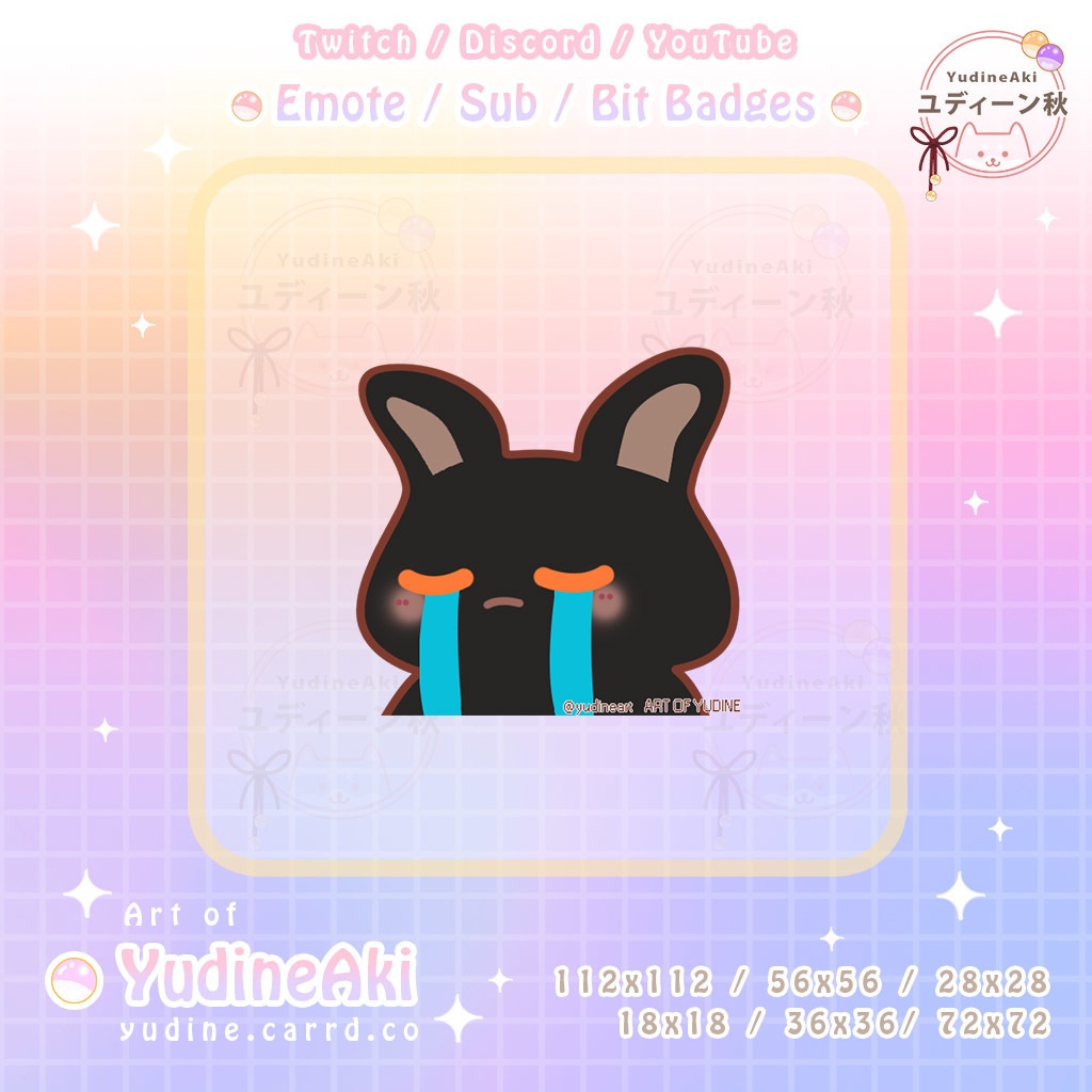 黒ウサギの絵文字