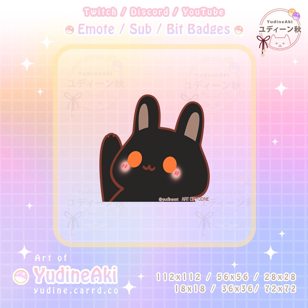 黒ウサギの絵文字