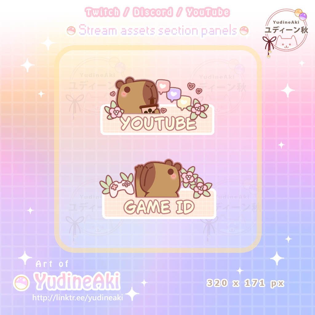 カピバラのヘッダ(18個)