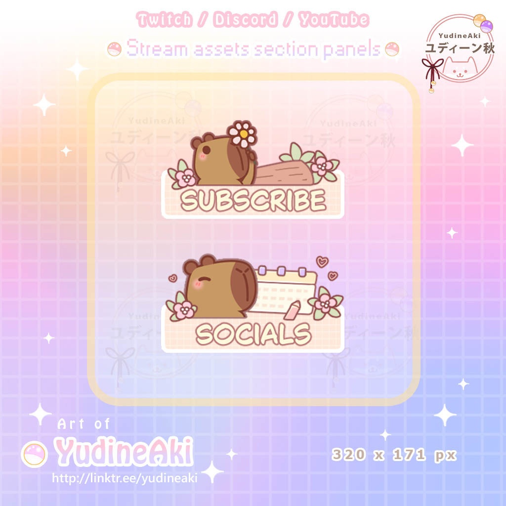 カピバラのヘッダ(18個)