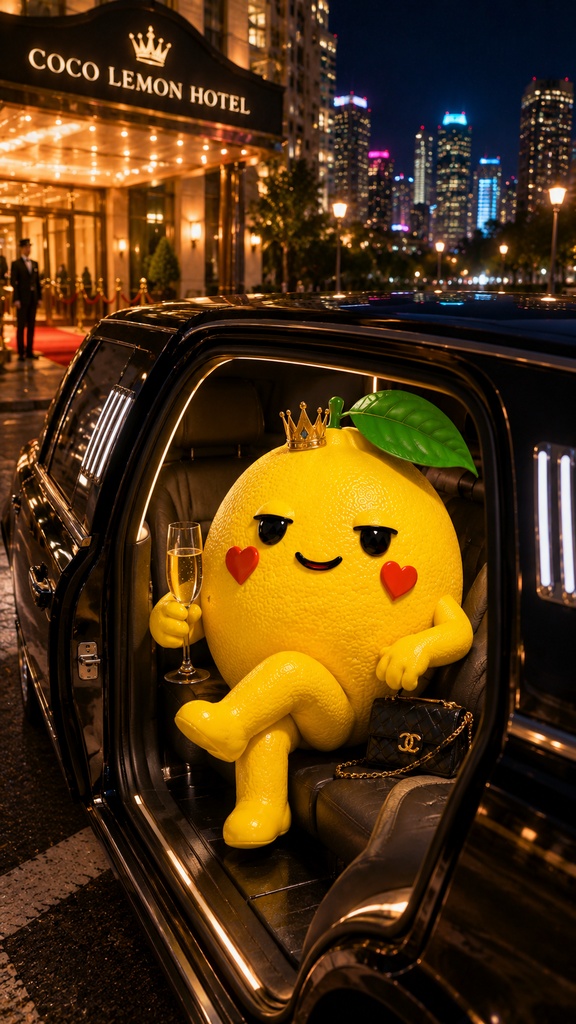 【高画質スマホ壁紙】COCO LEMON Royal Luxury Collection 🍋✨|VIP & Luxury Night 6枚セット