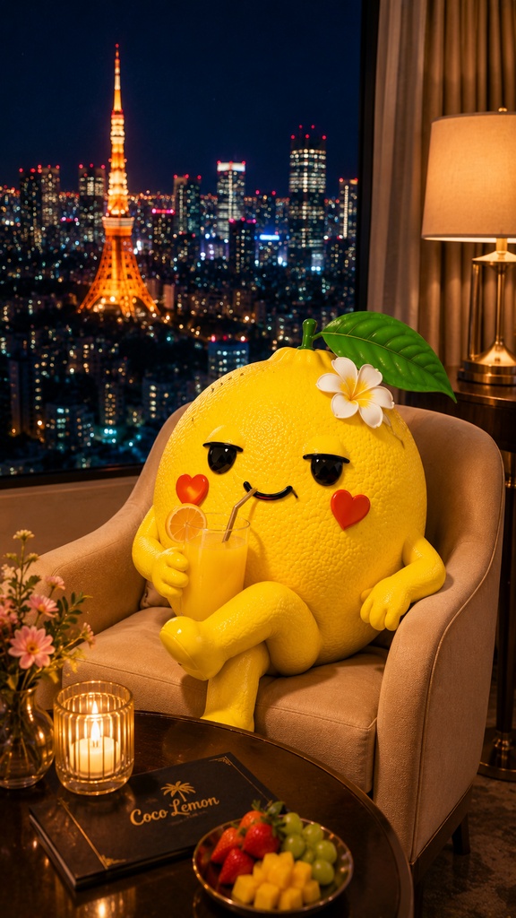 【高画質スマホ壁紙】COCO LEMON Royal Luxury Collection 🍋✨|VIP & Luxury Night 6枚セット