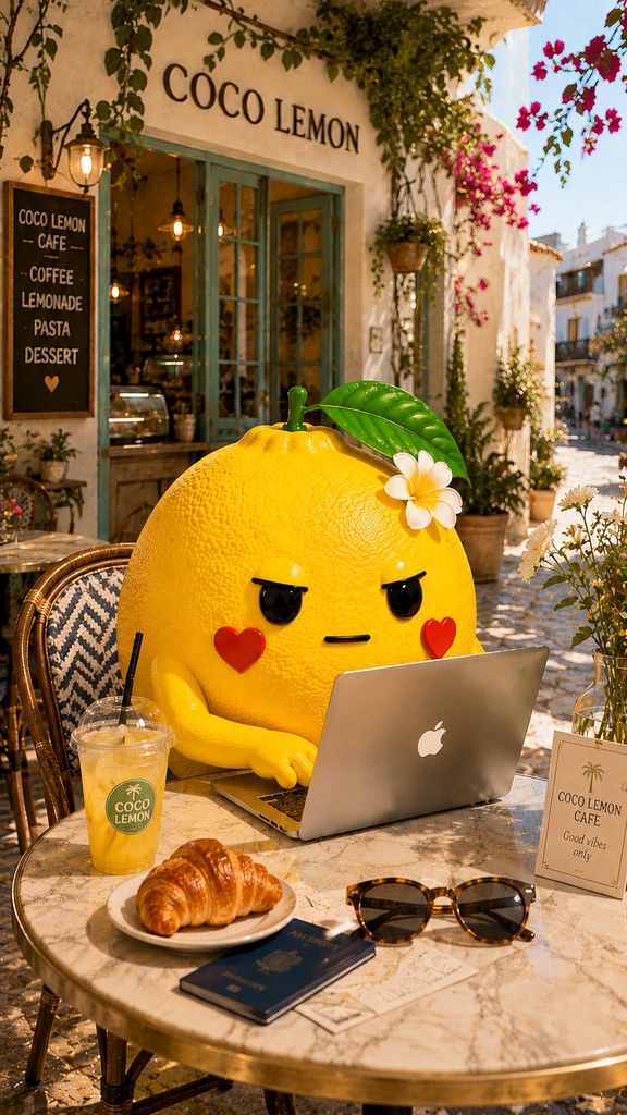 CoCo Lemon Cafe Work Collection ~カフェで仕事する癒しの壁紙セット~