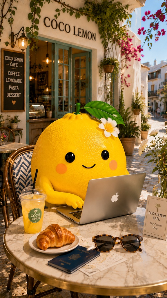 CoCo Lemon Cafe Work Collection ~カフェで仕事する癒しの壁紙セット~