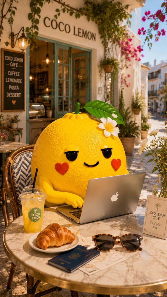 CoCo Lemon Cafe Work Collection ~カフェで仕事する癒しの壁紙セット~
