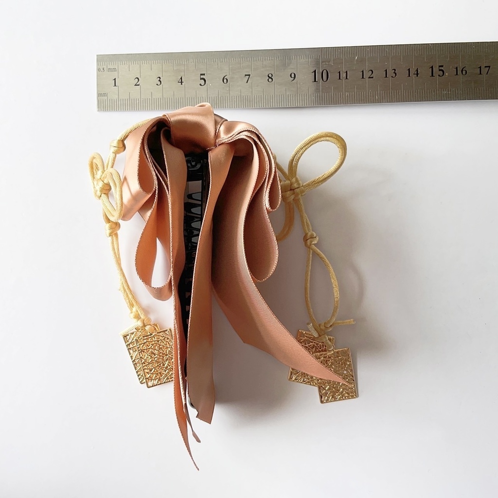 中華風リボンバナナクリップ