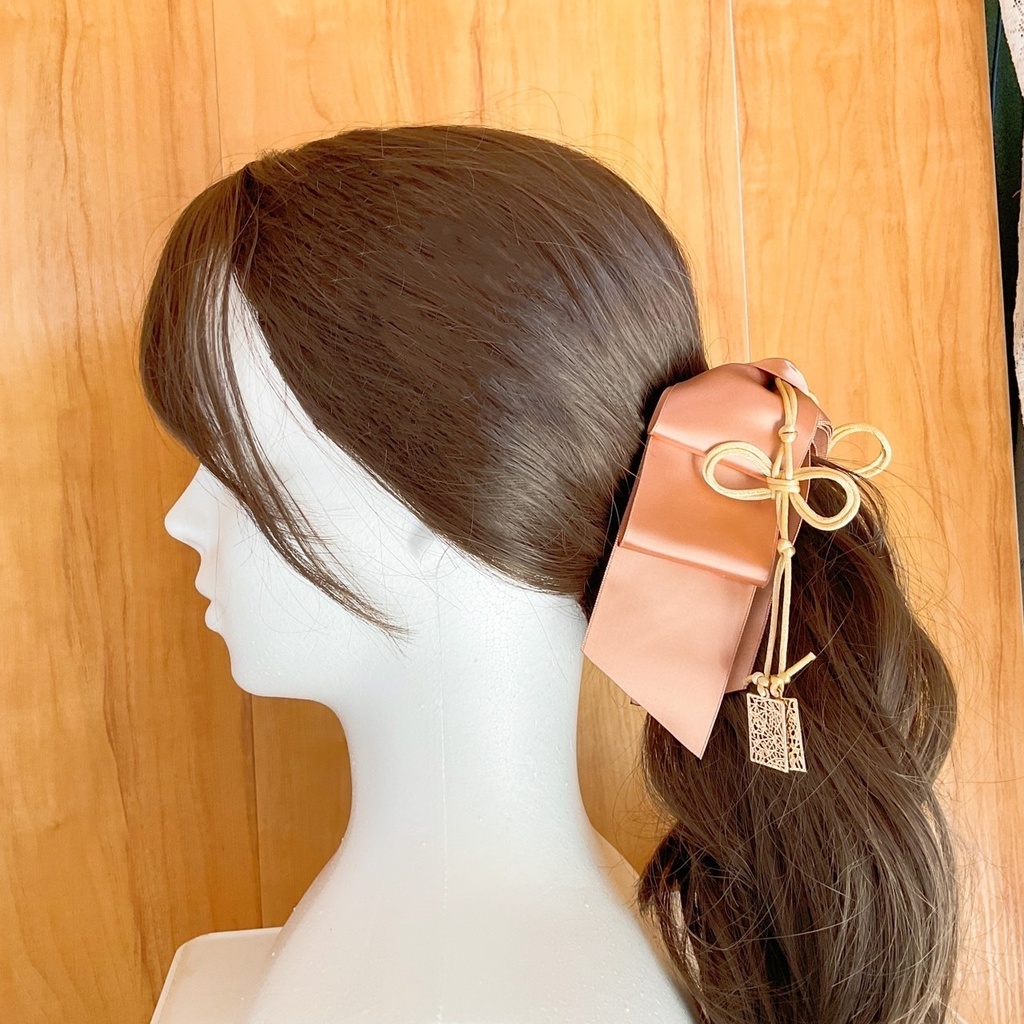 中華風リボンバナナクリップ