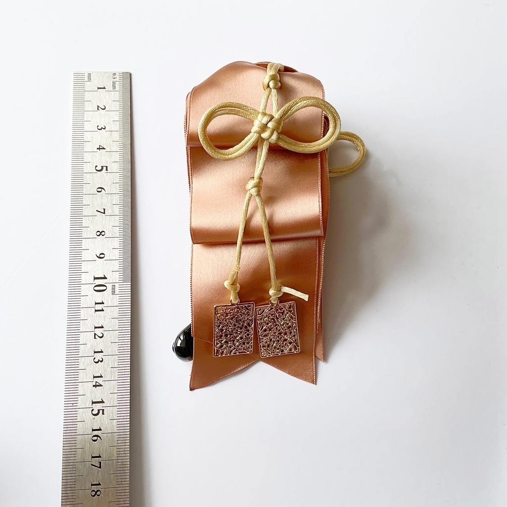 中華風リボンバナナクリップ