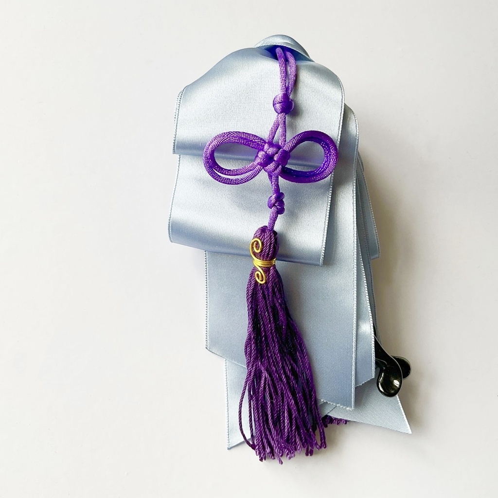 中華風リボンバナナクリップ