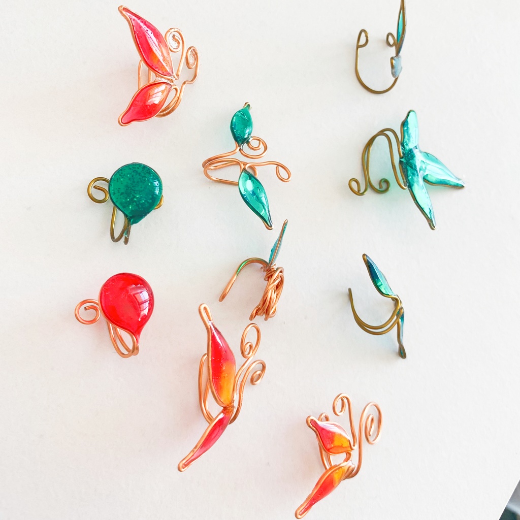 ディップアートイヤーカフ