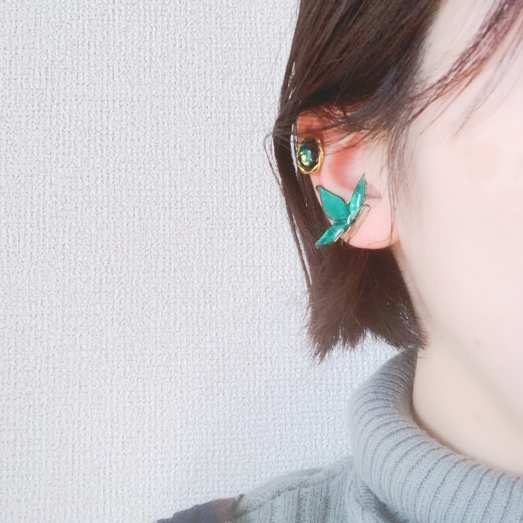 ディップアートイヤーカフ