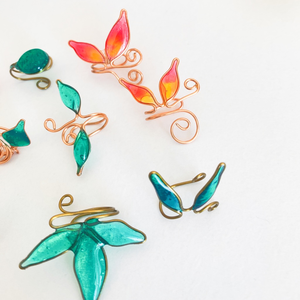 ディップアートイヤーカフ