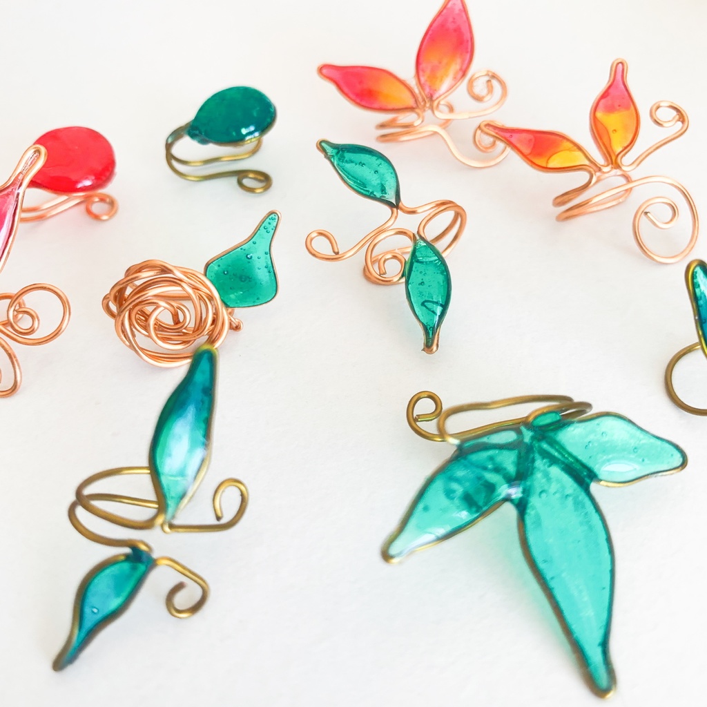 ディップアートイヤーカフ