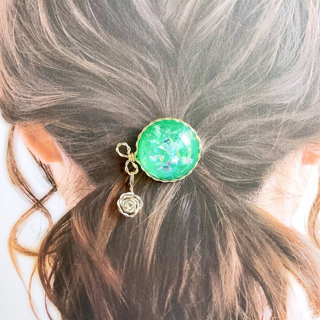 モルディブグリーンのポニーフック