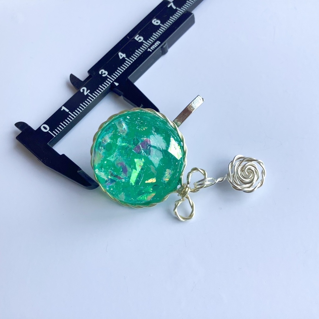 モルディブグリーンのポニーフック